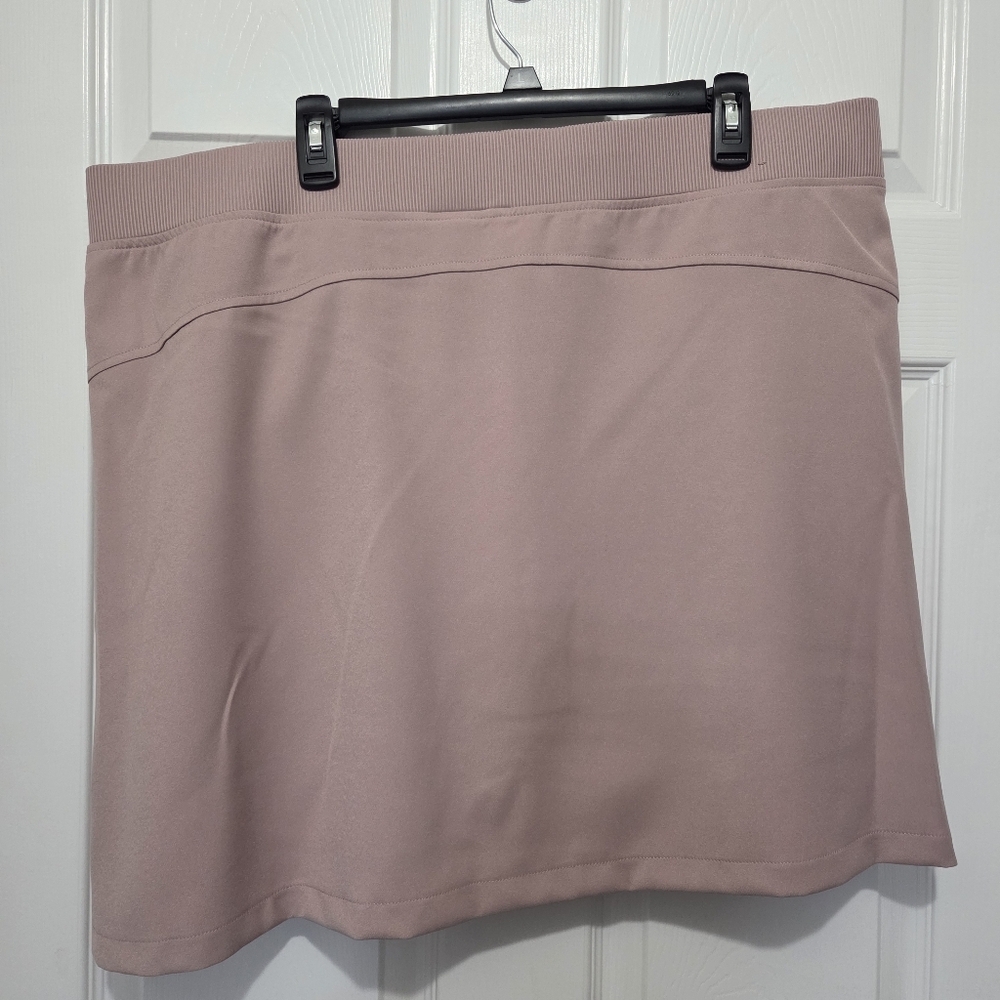 32 Degrees Cool Pink Skort Dusty Rose Golf Active Skirt/Shorts Plus Size XXL NWT - Picture 9 of 12
